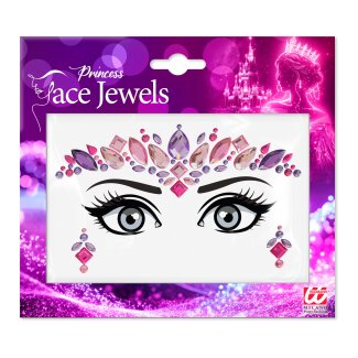 WIDMANN Selbstklebende Glitzersteine Prinzessin Violett / Lila