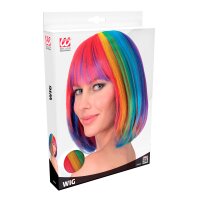 WIDMANN Perücke Regenbogen