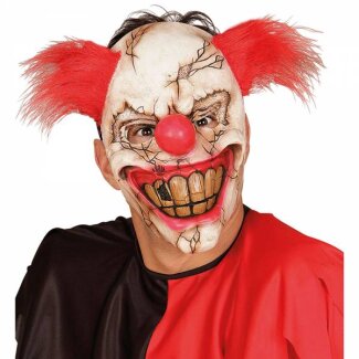 Killer Clown Maske Latex
