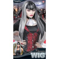 Perücke Vampirin grau