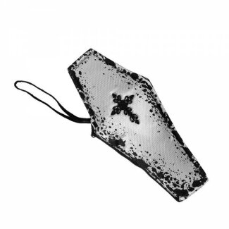 Handtasche schauriger Sarg