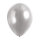 Luftballons Satin Luxe 27,5cm platin 50er silbergrau