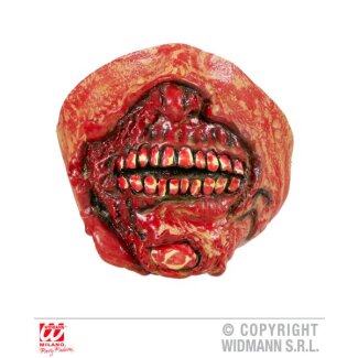 Zombimund mit Gummiband