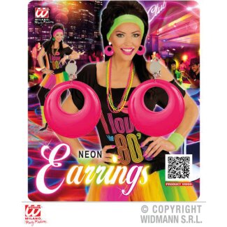 Ohrringe neonpink