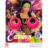 Ohrringe neonpink