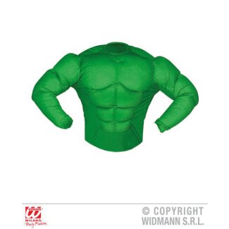 Super-Muskelshirt grün Gr. 140