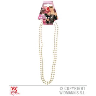 Perlenkette Glamour weiß