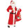 Luxus Weihnachtsmann Mantel aus Samt Gr. XXL