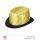 Zylinderhut Pailletten gold