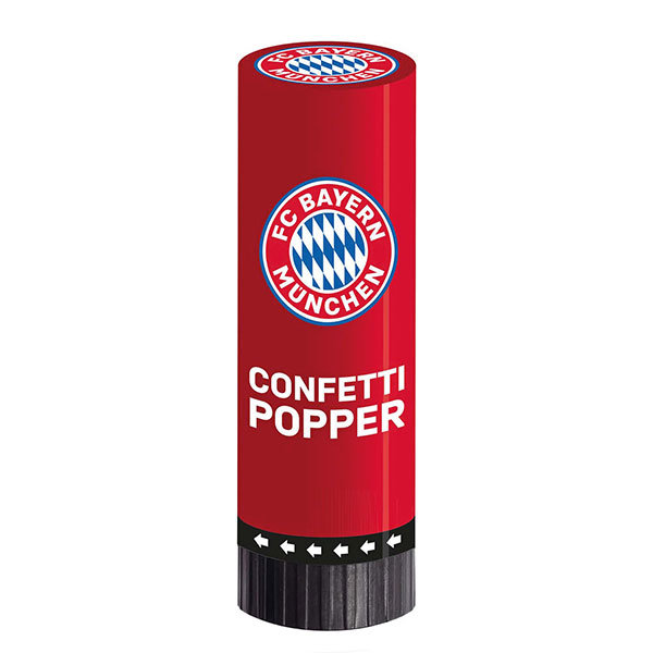 Confetti Popper 15cm 2er FC Bayern München
