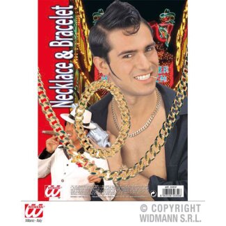 Schmuck-Set Rapper Kette & Armband