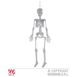 Deko Skelett silber 92cm