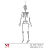 Deko Skelett silber 92cm
