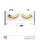 Wimpern gold metallic mit Kleber