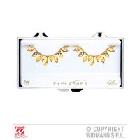 Wimpern Tattoo gold mit Kleber