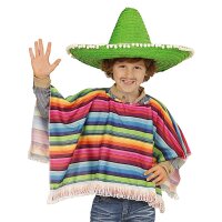 Poncho Mexikaner Kindergröße