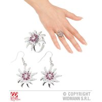 Ohrringe & Ring Edelweiss