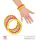 Armbänder Perlen neon 4 Stück
