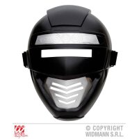 Superhelden Maske schwarz für Kinder