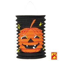 Laterne Halloween schwarz Kürbis