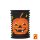 Laterne Halloween schwarz Kürbis