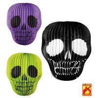 Lampion Totenkopf 25cm sortiert