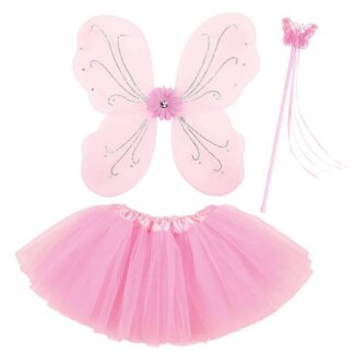 Kinderkostüm Märchenfee rosa