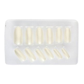 Fingernägel glänzend selbstklebend 12er GERNÄGEL - WEISS