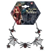 Halskette Strassspinnen