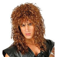 Perücke 80er Jahre Rockstar
