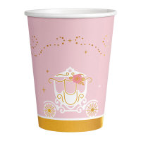 Pappbecher Princess for a Day 250ml 8er