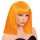 Perücke Show Girl neonorange