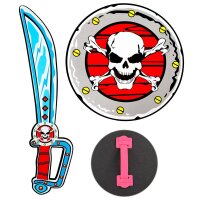 Piratensäbel & Schild