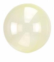 Folienballon Clearz Crystal Yellow rund