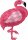 Folienballon Holographic Pink Flamingo 71x83cm