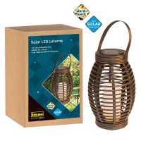 Solar LED Laterne - 26 x 16 cm, für draußen