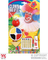 Schminkset Clown   4 Make-Up-Farben,