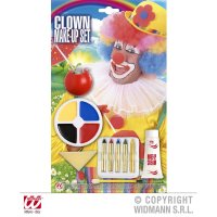 Schminkset Clown mit Nase