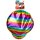 Mütze Regenbogen mit Nieten und Edelsteinen