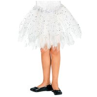Tutu Glitzer weiß