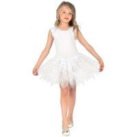 Tutu Glitzer weiß