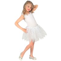 Tutu Glitzer weiß
