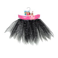 Tutu Glitzer schwarz 30 cm