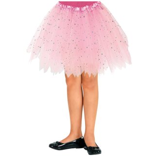 Tutu Glitzer rosa 30 cm