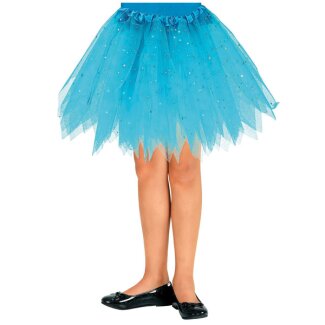 Tutu Glitzer türkis 30 cm