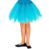 Tutu Glitzer türkis 30 cm