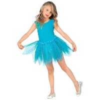 Tutu Glitzer türkis 30 cm