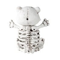 Deko Skelett Teddybär 15cm
