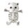 Deko Skelett Teddybär 15cm