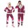 Kostüm Trainingsanzug Tigerprint pink Gr. L